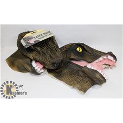 LOT OF TWO NEW TYRANNOSAURUS REX LATEX MASKS