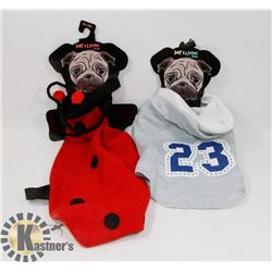 LOT OF TWO NEW DOG HALLOWEEN COSTUMES FOR SMALL
