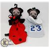 Image 1 : LOT OF TWO NEW DOG HALLOWEEN COSTUMES FOR SMALL