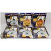 Image 1 : LOT OF 6 NEW LED LIGHT UP HALLOWEEN LANTERNS