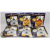 Image 1 : LOT OF 6 NEW LED LIGHT UP HALLOWEEN LANTERNS