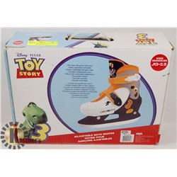 PAIR OF BOYS TOY STORY 3 ADJUSTABLE SKATES