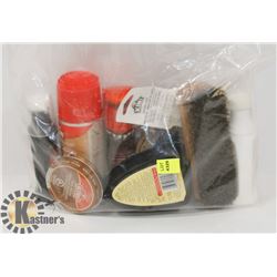 BAG OF SHOE CARE PRODUCT