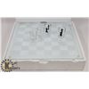Image 1 : GLASS SHOT GLASS CHESS SET.