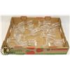 Image 1 : FLAT OF CRYSTAL GLASSES