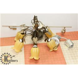 ESTATE BOX OF ASSORTED LIGHT FIXTURES