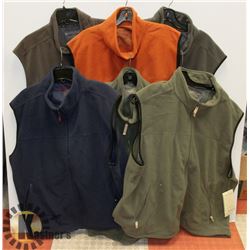 BUNDLE OF WIND RIVER ZIP UP VESTS