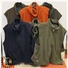 Image 1 : BUNDLE OF WIND RIVER ZIP UP VESTS