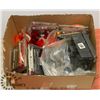 Image 1 : BOX OF DESK ORGANIZERS, REPLACEMENT LENSES, AND