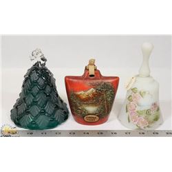 LOT OF 3 BELLS:  ONE IS A MUSICAL