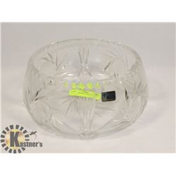 LARGE PINWHEEL CRYSTAL BOWL