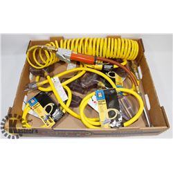FLAT OF AIR HOSE, SHORT EXTENSION CORDS, AND MORE