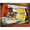 Image 1 : BOX OF ASSORTED AUTOMOTIVE AND HARDWARE ITEMS