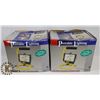 Image 1 : LOT OF TWO PORTABLE HALOGEN WORK LIGHTS