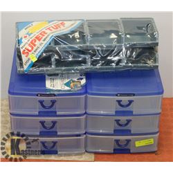 BUNDLE OF ASSORTED PLASTIC ORGANIZERS