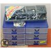 Image 1 : BUNDLE OF ASSORTED PLASTIC ORGANIZERS