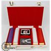 Image 1 : ELVIS VIVA LAS VEGAS POKER SET IN CASE -