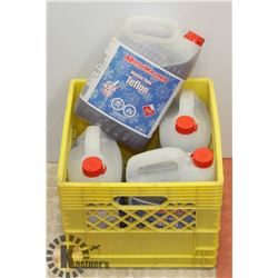 4 BOTTLES OF WINTER WASHER FLUID