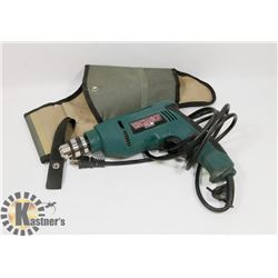 3/8" CORDED DRILL WITH POUCH