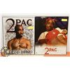 Image 1 : LOT OF TWO PLAQUES OF 2-PAC (15"X20") -