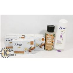 BAG OF DOVE BAR SOAP AND MORE