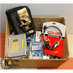 BOX OF ELECTRONICS AND MORE INCLUDING