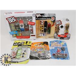 SEALED SET OF 7 TECH DECK SKATE BOARD KITS
