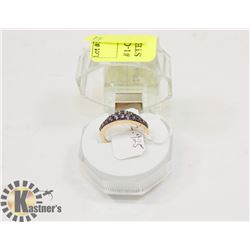 #1-CUBIC ZIRCONIA RING .925 STERLING SILVER