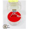 Image 1 : #-39 GENUINE RED RUBY & CZ RING