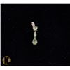 Image 1 : #-93 GENUINE GREEN PERIDOT PENDANT