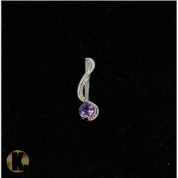 #-99 GENUINE AMETHYST PENDANT