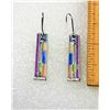 Image 1 : 6)  SILVER TONE & MULTI COLORED ENAMEL