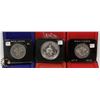 Image 1 : LOT OF 3 CANADA $1 COINS, 1975 CALGARY, 1970