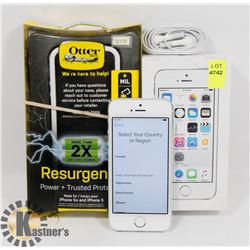 FACTORY UNLOCKED APPLE IPHONE 5 S WITH ORIGINAL BOX, OTTERBOX