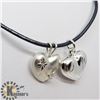 Image 3 : SILVER 2 HEART PENDANT NECKLACE