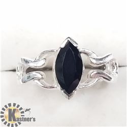 SILVER ONYX RING