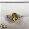 Image 2 : SILVER CITRINE RING