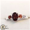 Image 2 : SILVER GARNET RING