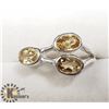 Image 2 : SILVER CITRINE RING