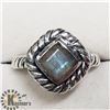 Image 1 : SILVER LABRADORITE RING