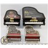 Image 1 : VINTAGE SET OF 3 GRAND PIANO'S