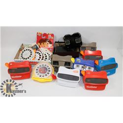 VINTAGE FLAT OF 11 VIEW MASTERS SAWYERS