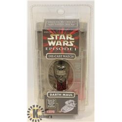 STAR WARS DARTH MAUL COLLECTIBLE WATCH