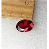 Image 1 : 18)  OVAL NATURAL BLOOD RED RUBY