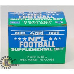 1989 SCORE NFL FOOTBALL SUPPLEMENTAL SET.