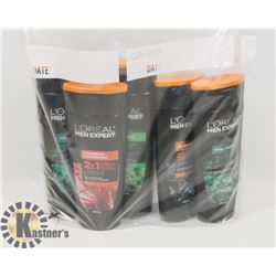 BAG OF LOREAL MEN EXPERT BATH PRODUCTS