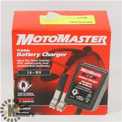 MOTOMASTER TRICKLE BATTERY CHARGER