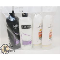 BAG OF SHAMPOO AND CONDITIONER