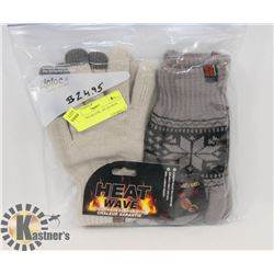 3PK LADIES HEATWAVE GLOVES