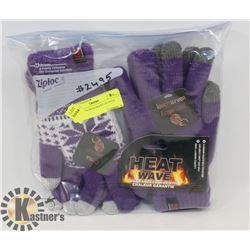 3PK LADIES HEATWAVE GLOVES